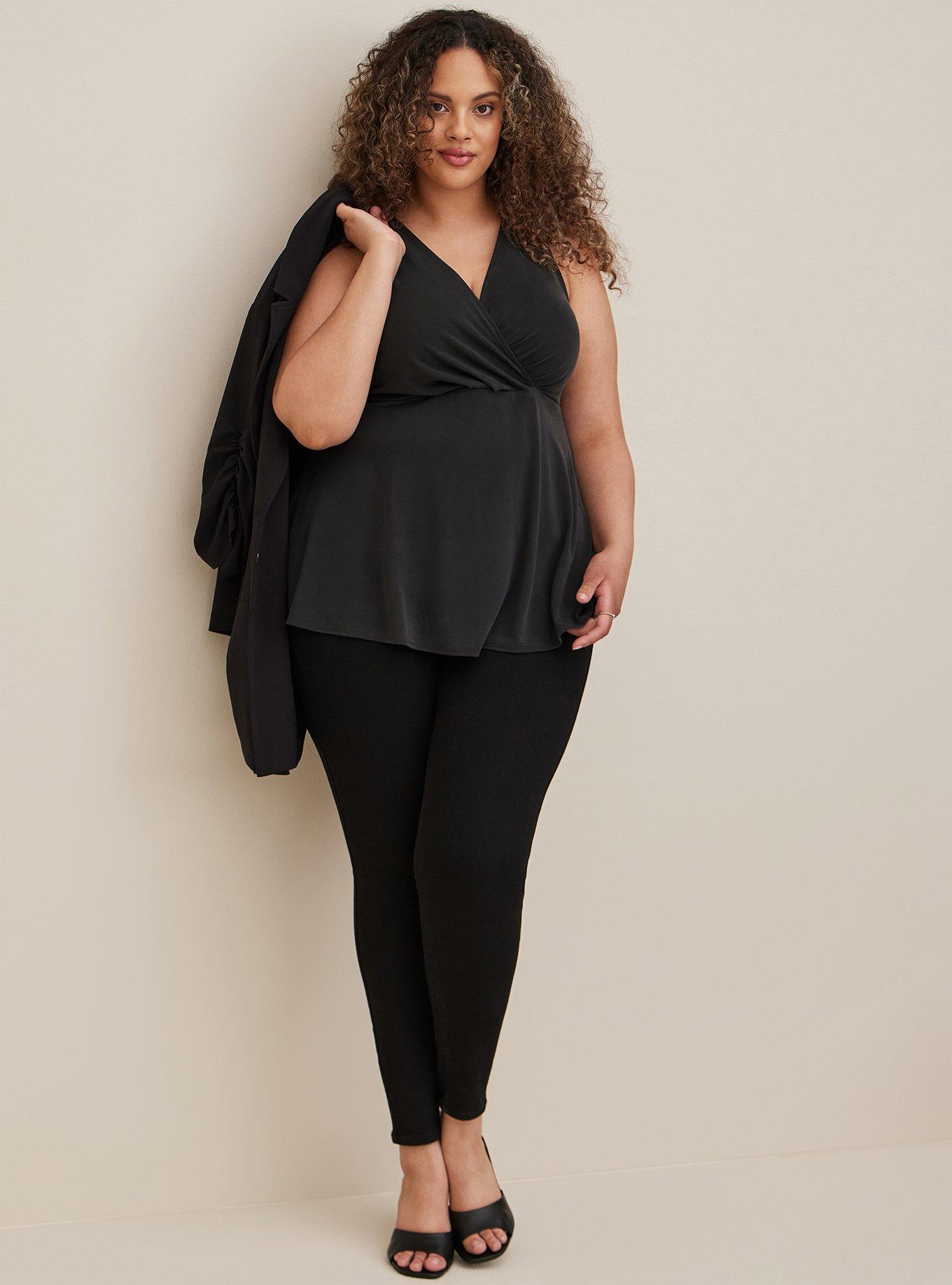 Plus Size - Black Surplice Nursing Bra - Torrid