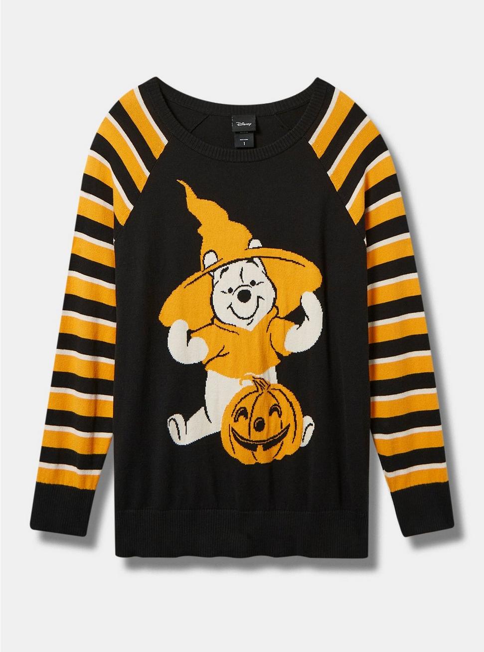 Disney Winnie The Pooh Halloween Cotton Pullover Sweater, MULTI, hi-res
