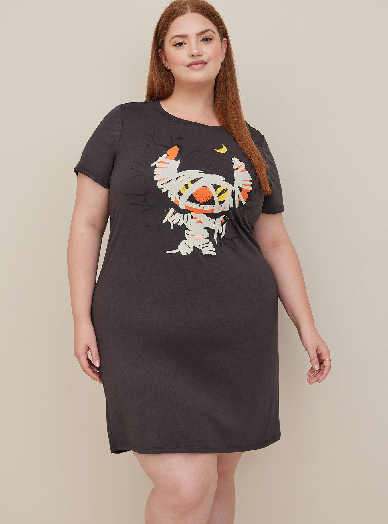 Plus Size - Disney Lilo & Stitch Halloween Mini Triblend T-Shirt