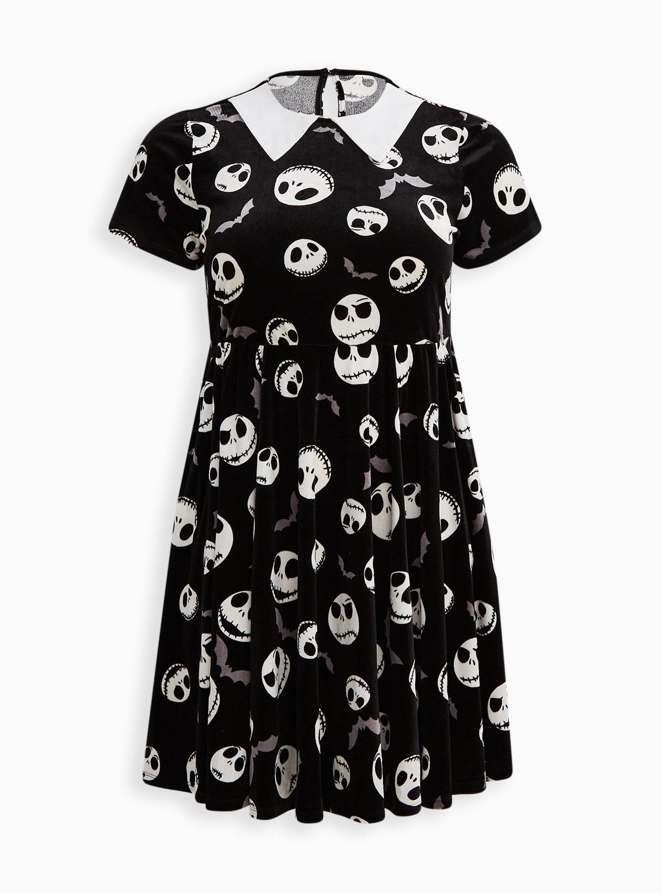 Plus Size Disney The Nightmare Before Christmas Mini Velvet