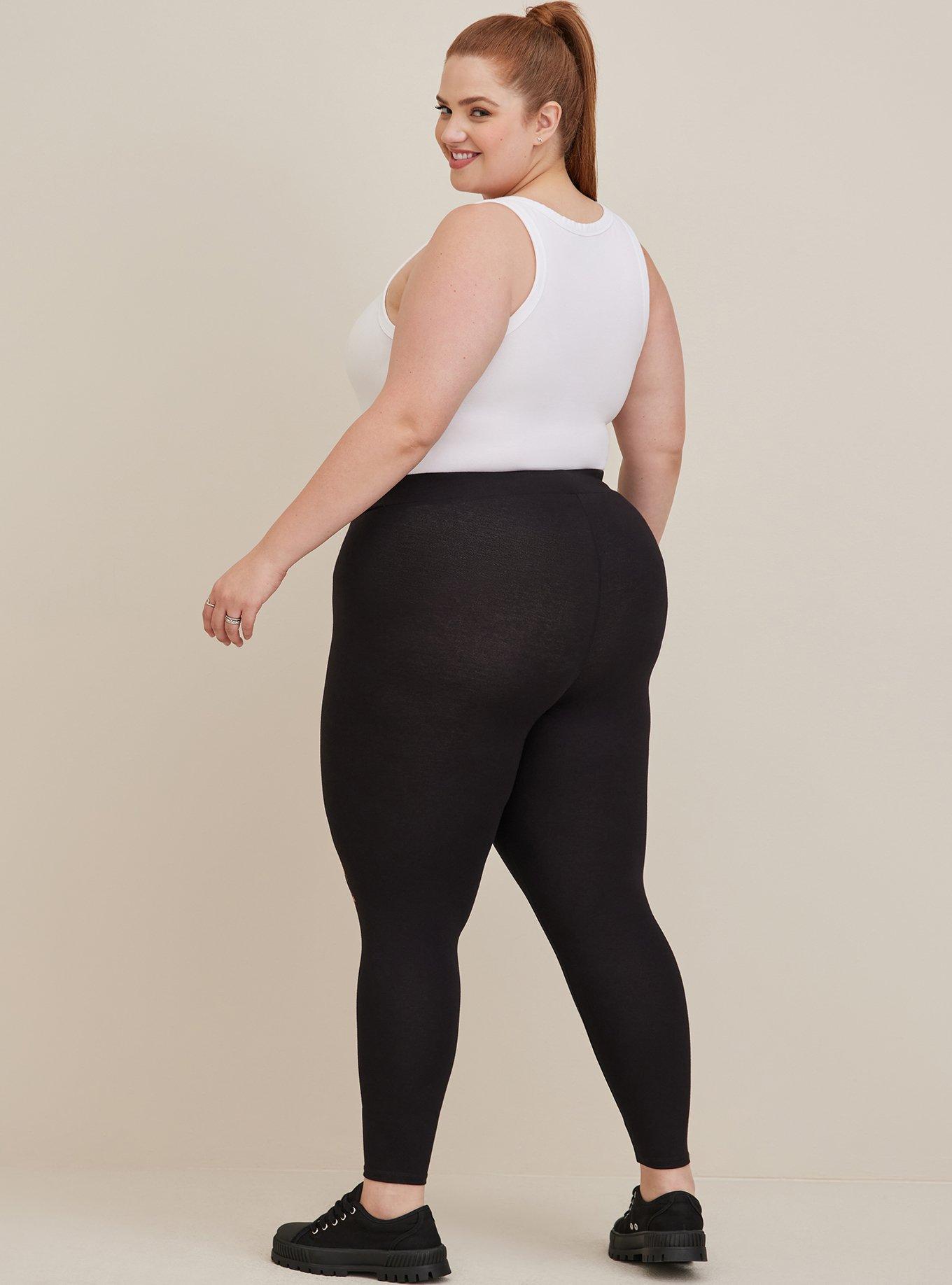 Plus Size - Disney The Aristocats Cat Character Crop Black Legging - Torrid