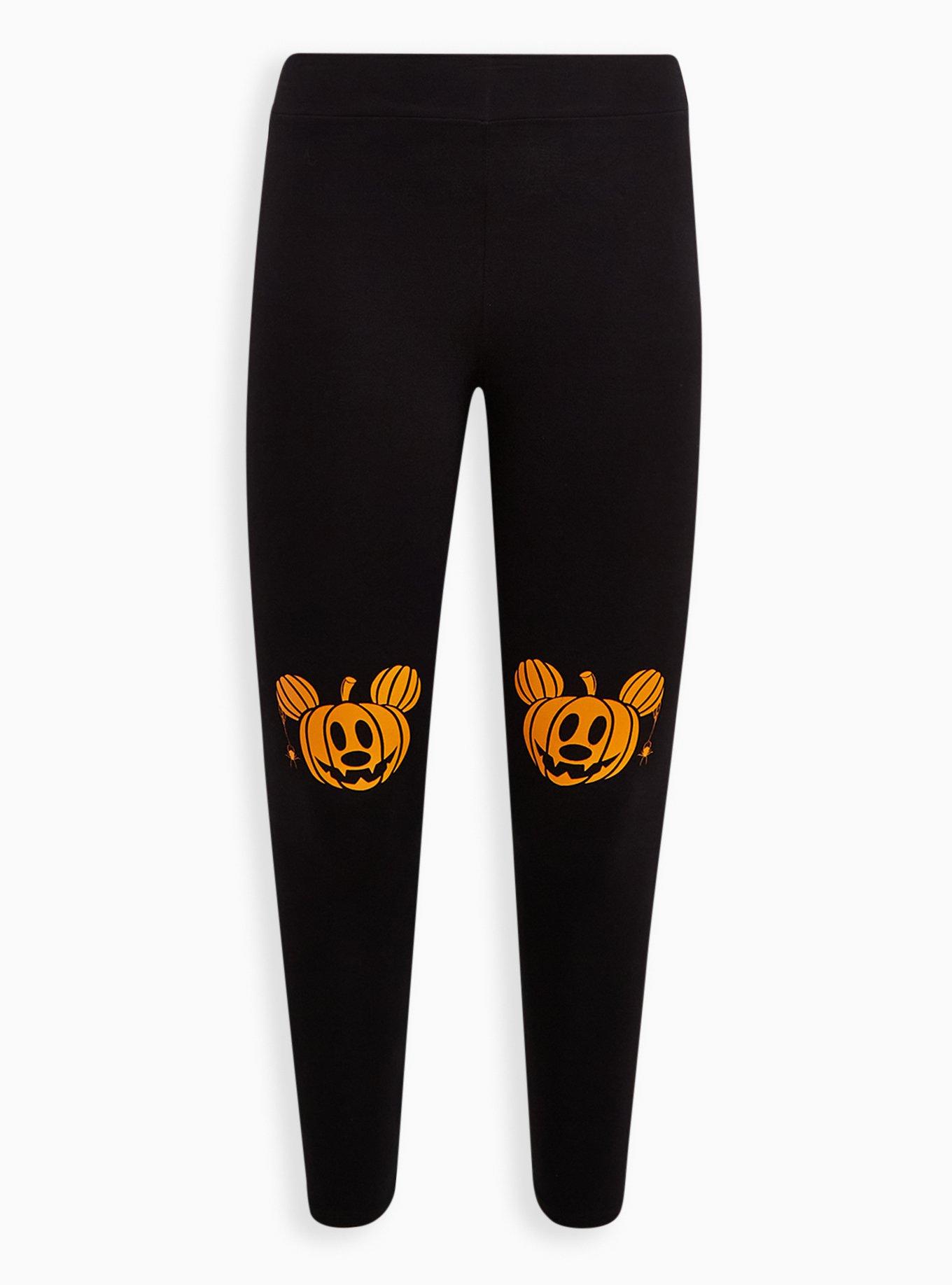 Plus Size - Disney Mickey Mouse Black Crop Legging - Torrid