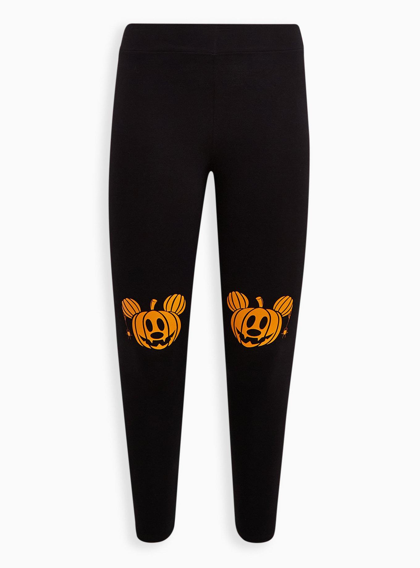 パンツ Disney MICKEY TAG FAKE LEATHER PANTS Plus Size - Disney Mickey Mouse Halloween Full Length