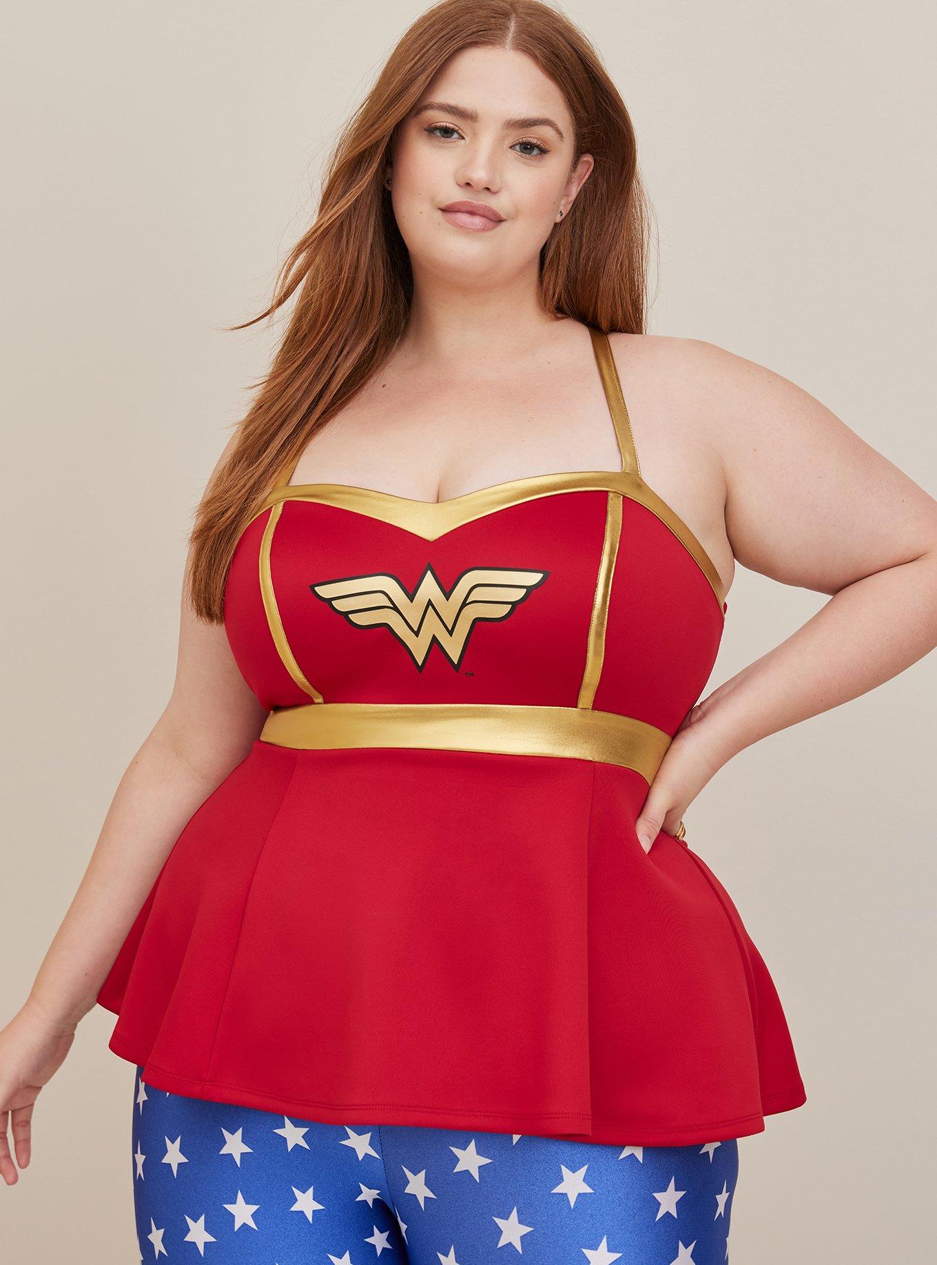 Plus Size - Wonder Woman Active Sports Bra - Torrid