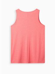 Plus Size Everyday Tank - Signature Jersey Made Of Heather Pink , RASPBERRY, alternate