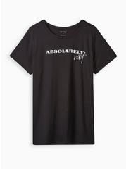 Everyday Tee - Signature Jersey Absolutely Black, DEEP BLACK, hi-res