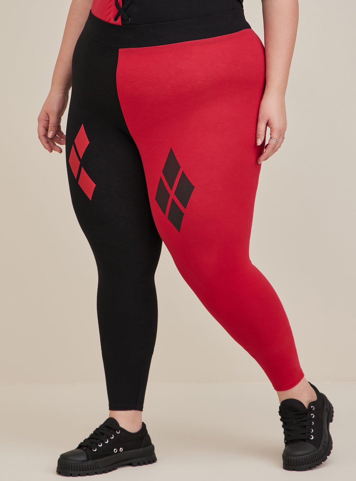 Harley Quinn Plus Size Leggings – Cosplay Activewear Costumes