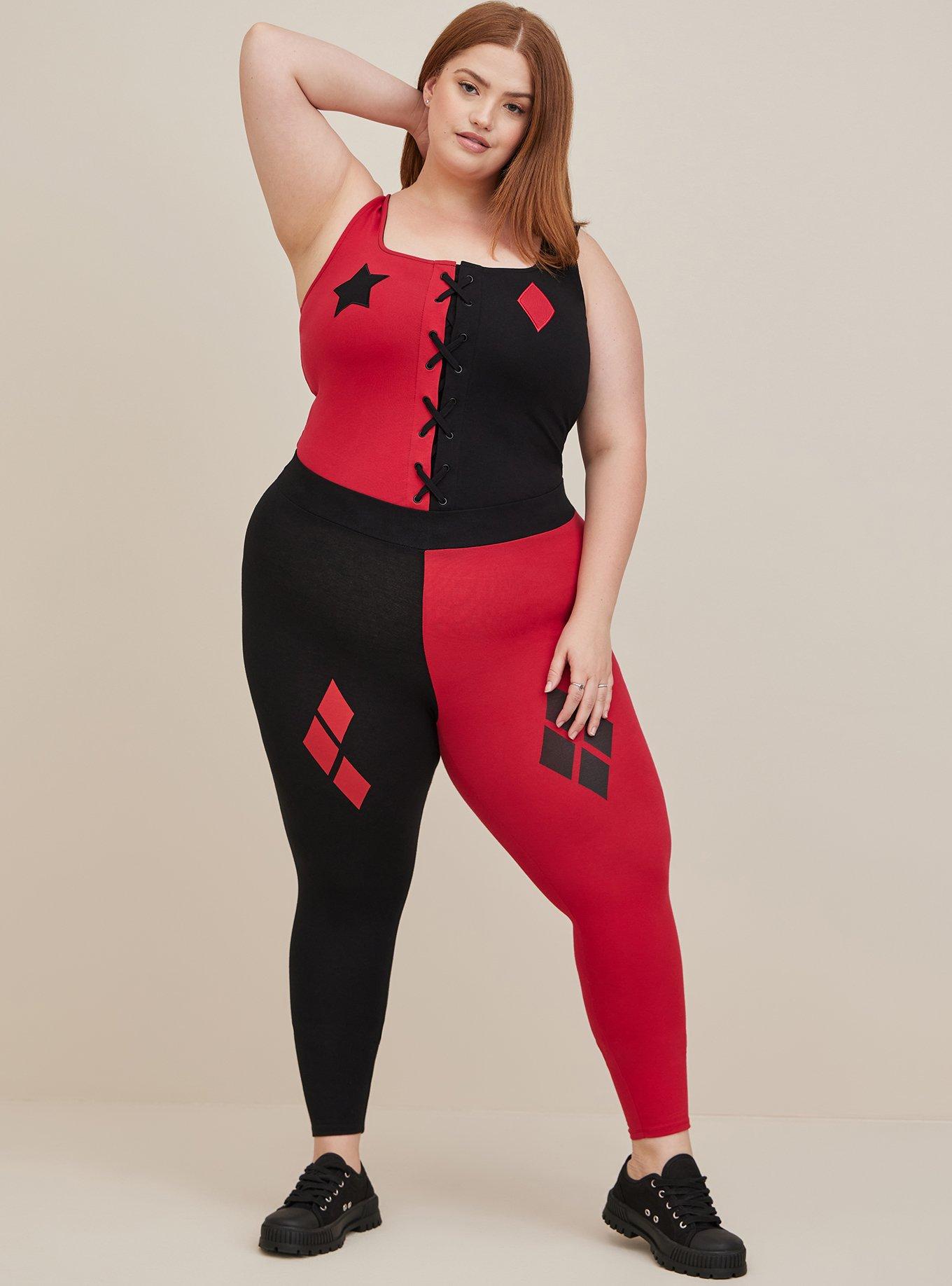 Harley quinn on sale plus size leggings