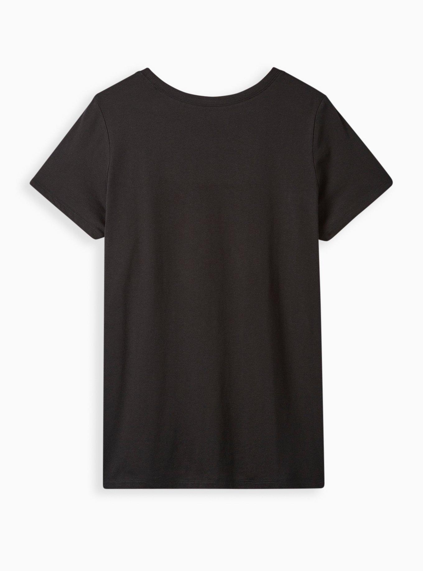 Korn Classic Fit Crew Tee &ndash; Cotton Black, DEEP BLACK, alternate