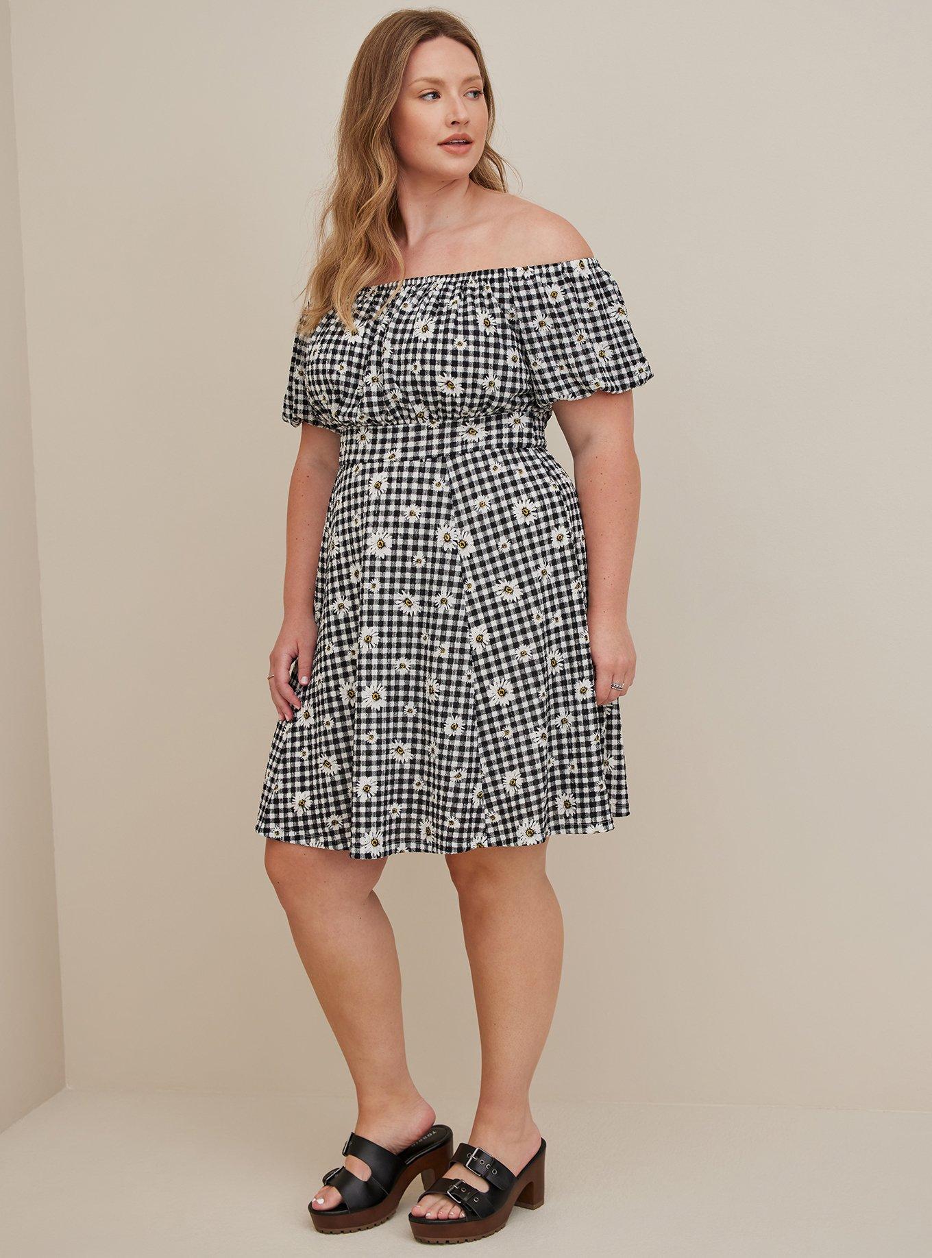 Mini Textured Knit Puff Sleeve Skater Dress, FLORAL MULTI, alternate