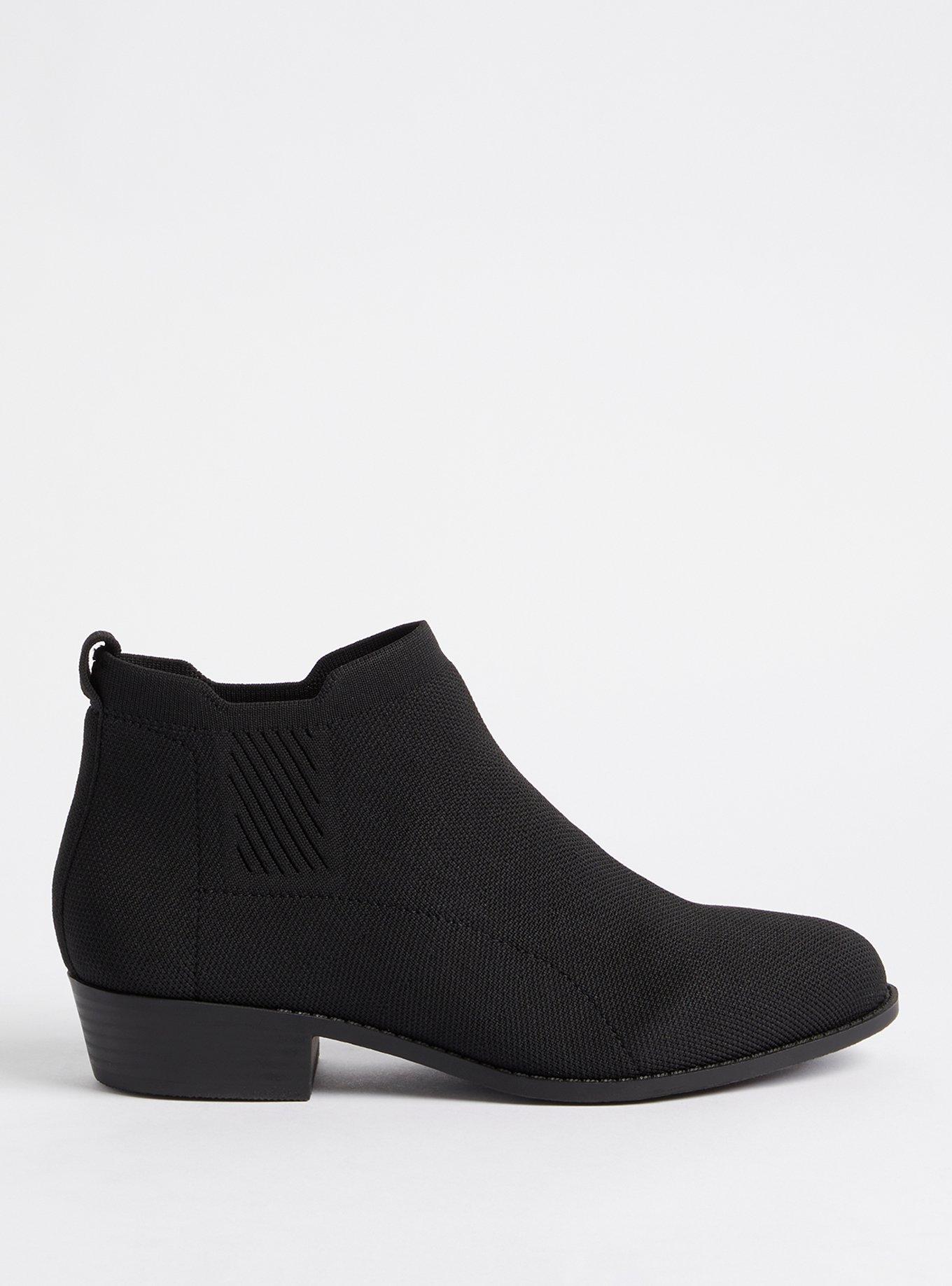 Stretch Knit Ankle Bootie