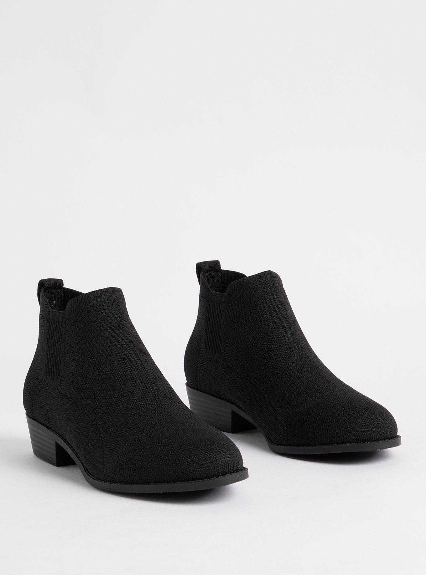 Stretch Knit Ankle Bootie