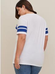 Relaxed Fit Signature Jersey Tee, BLUE STRIPE, alternate