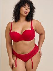 Bombshell Everyday Boost Lace Bra, JESTER RED, alternate