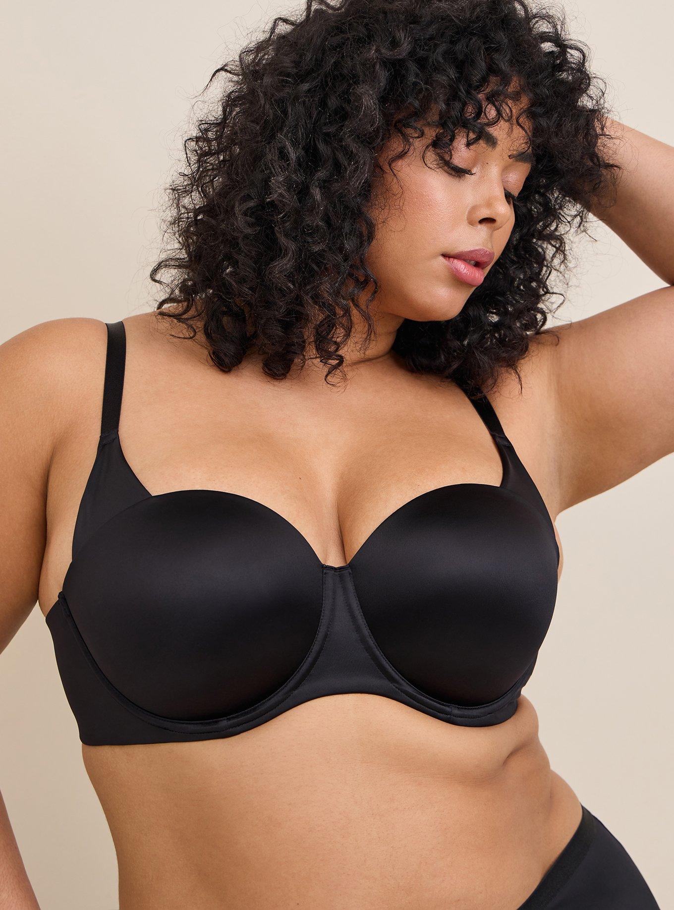 Bombshell Everyday Boost Shine Straight Back Bra, RICH BLACK, hi-res