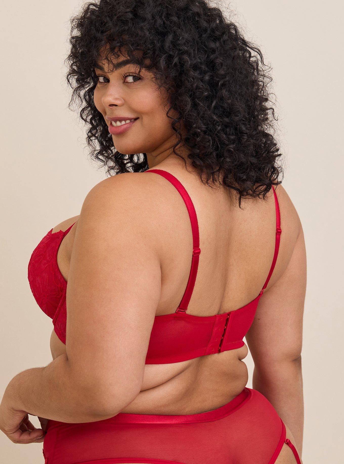 Balconette Unlined Bra, JESTER RED, alternate