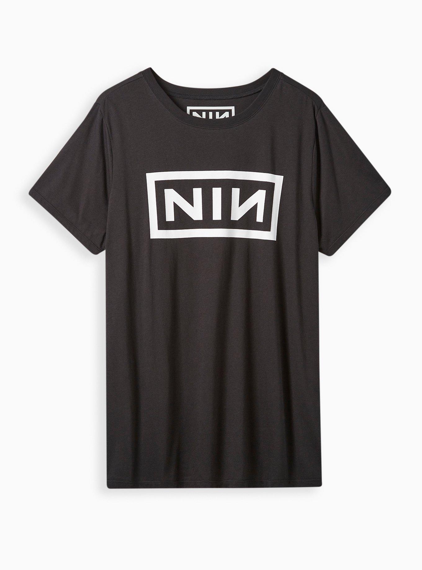 Plus Size - Nine Inch Nails Classic Fit Tee - Cotton Logo