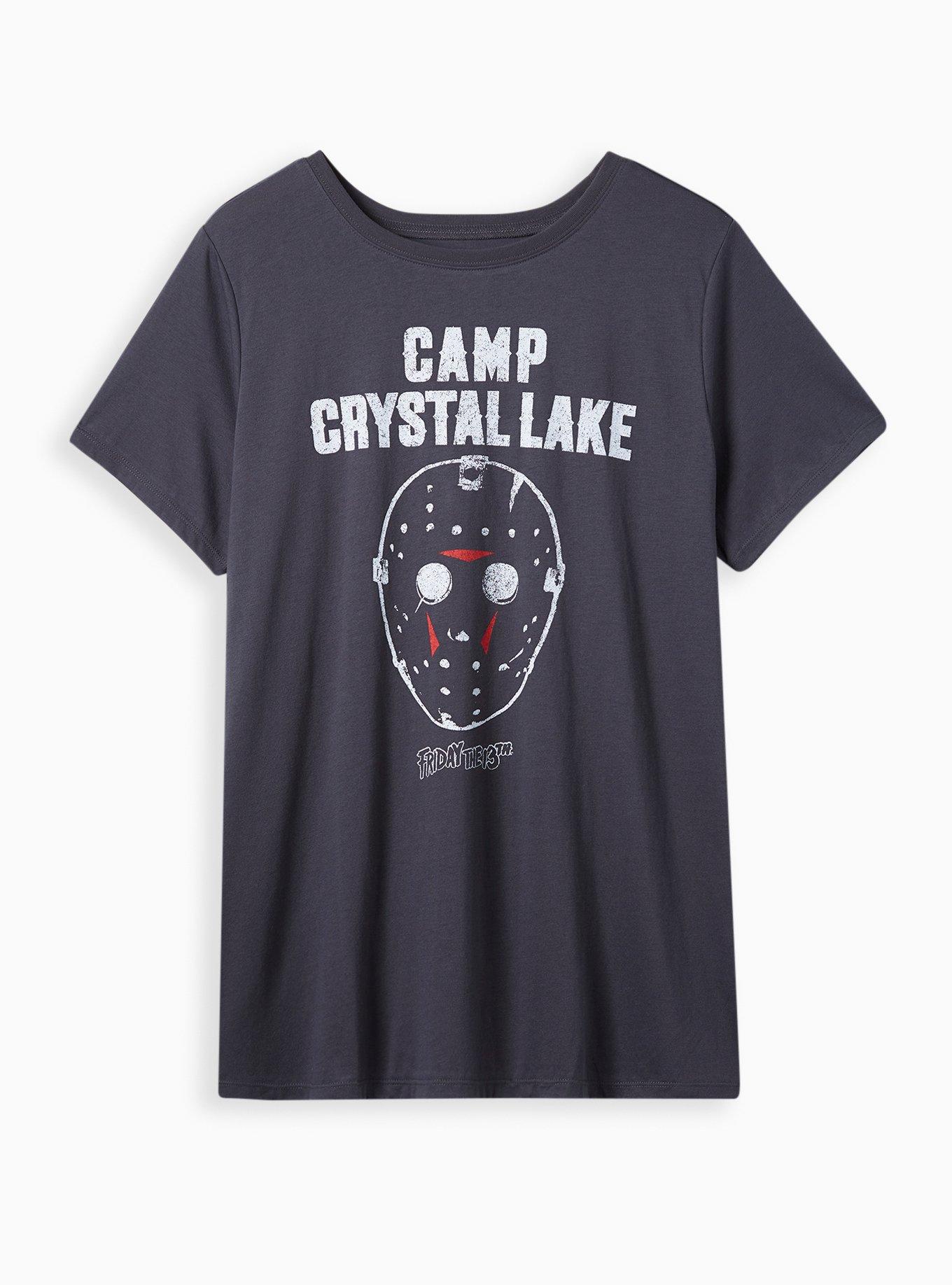 Plus Size Friday The 13th Classic Fit Crew Neck Tee - Cotton Vintage Black, VINTAGE BLACK, hi-res