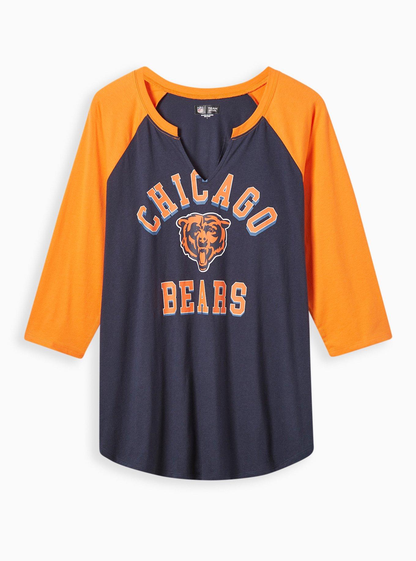 Women's Chicago Bears Comfy Pant, Navy/Orange