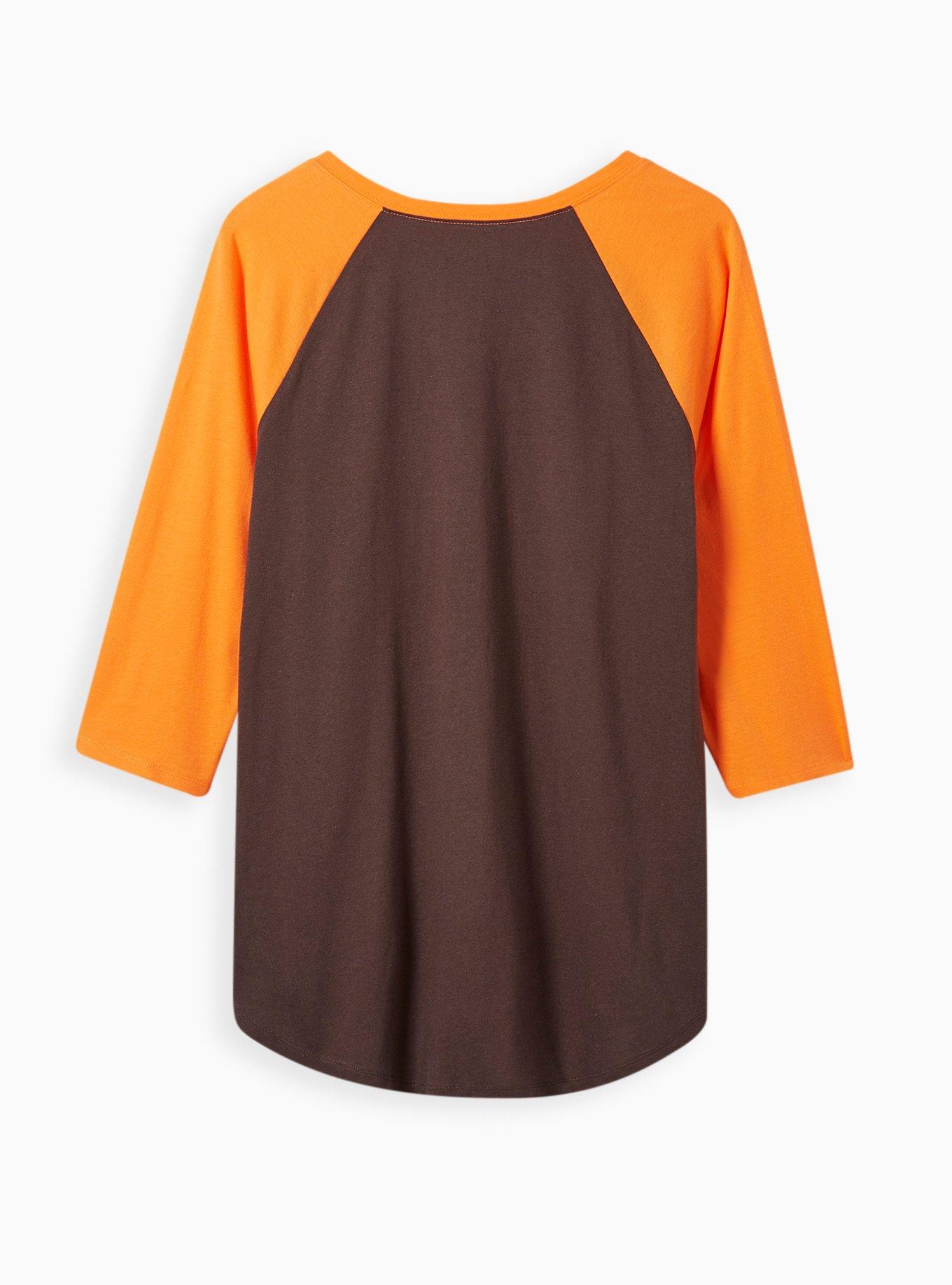 Plus Size - Classic Fit Football Tee - NFL Cleveland Browns Brown - Torrid