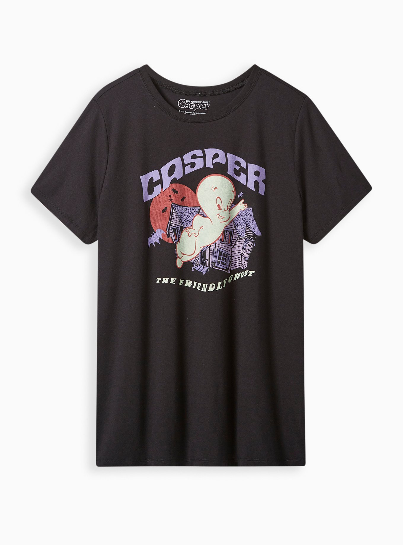 Plus Size - Casper Ghost Classic Fit Cotton Crew Neck Tee - Torrid