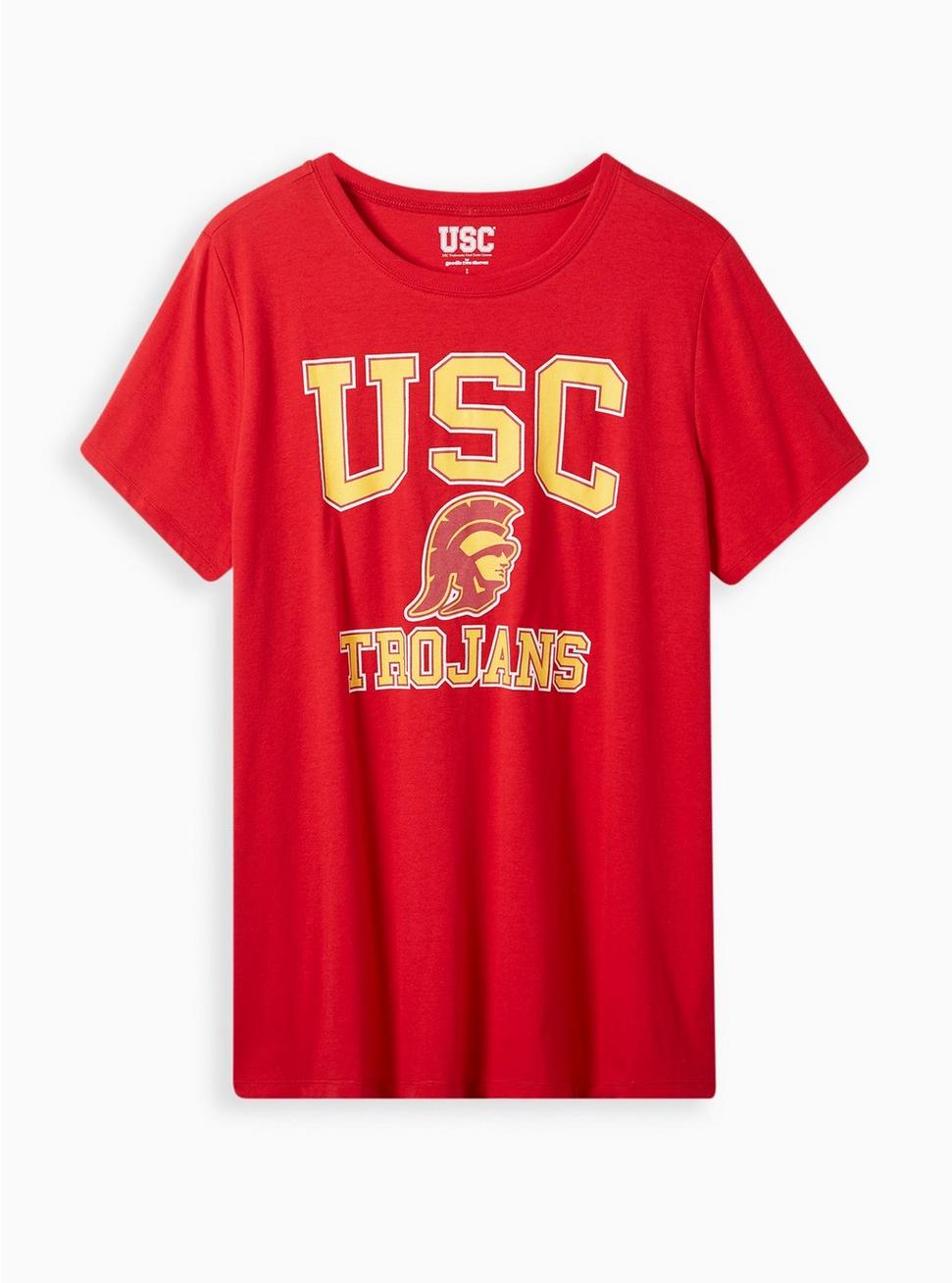 USC Trojans Classic Fit Cotton Crew Neck Tee, JESTER RED, hi-res