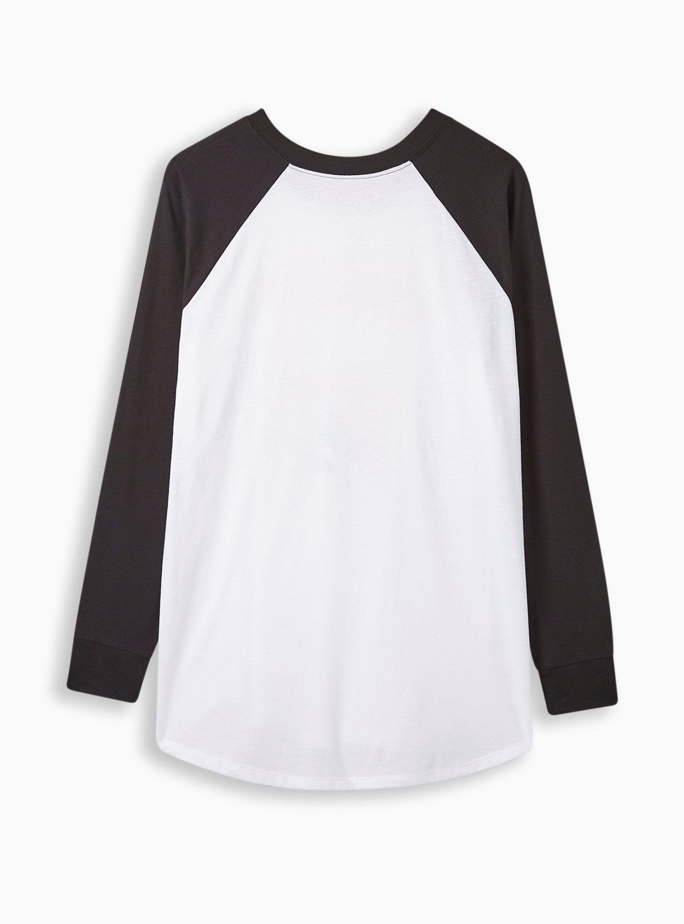 Sailor Moon Classic Fit Cotton Crew Neck Long Sleeve Raglan Top, PINK, alternate