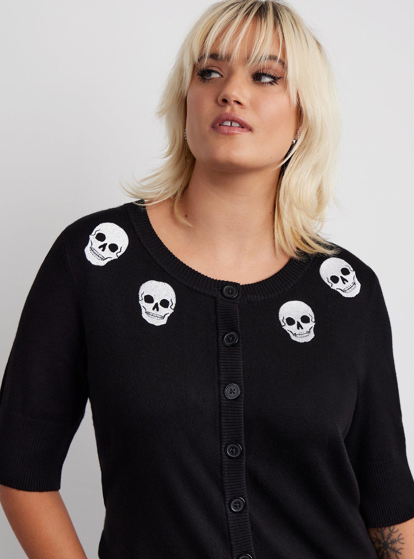 Torrid skull cardigan sale