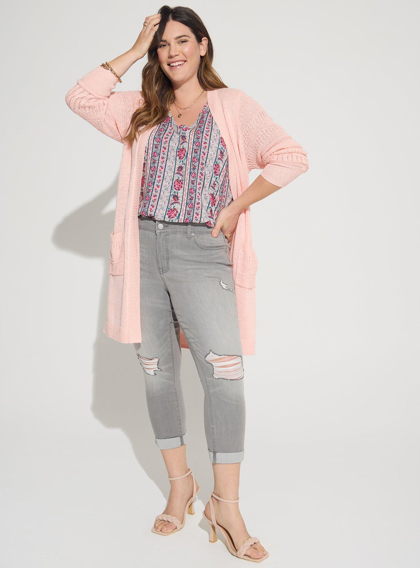 Boyfriend Straight Super Soft Mid-Rise Jean, SMOKE MIRRORS, hi-res