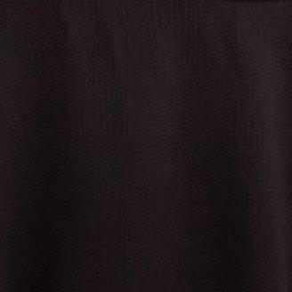 Crinkle Gauze Lace Inset Surplice Top, DEEP BLACK, swatch