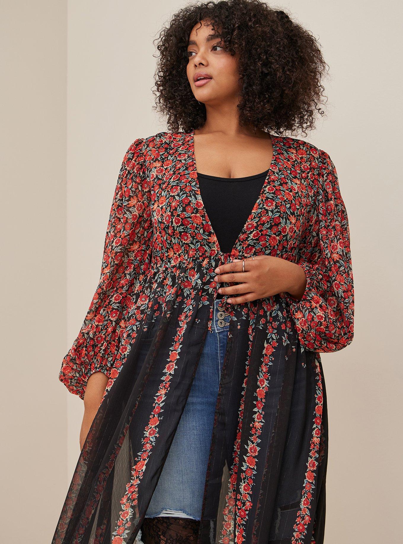 Plus Size - Chiffon Kimono - Torrid