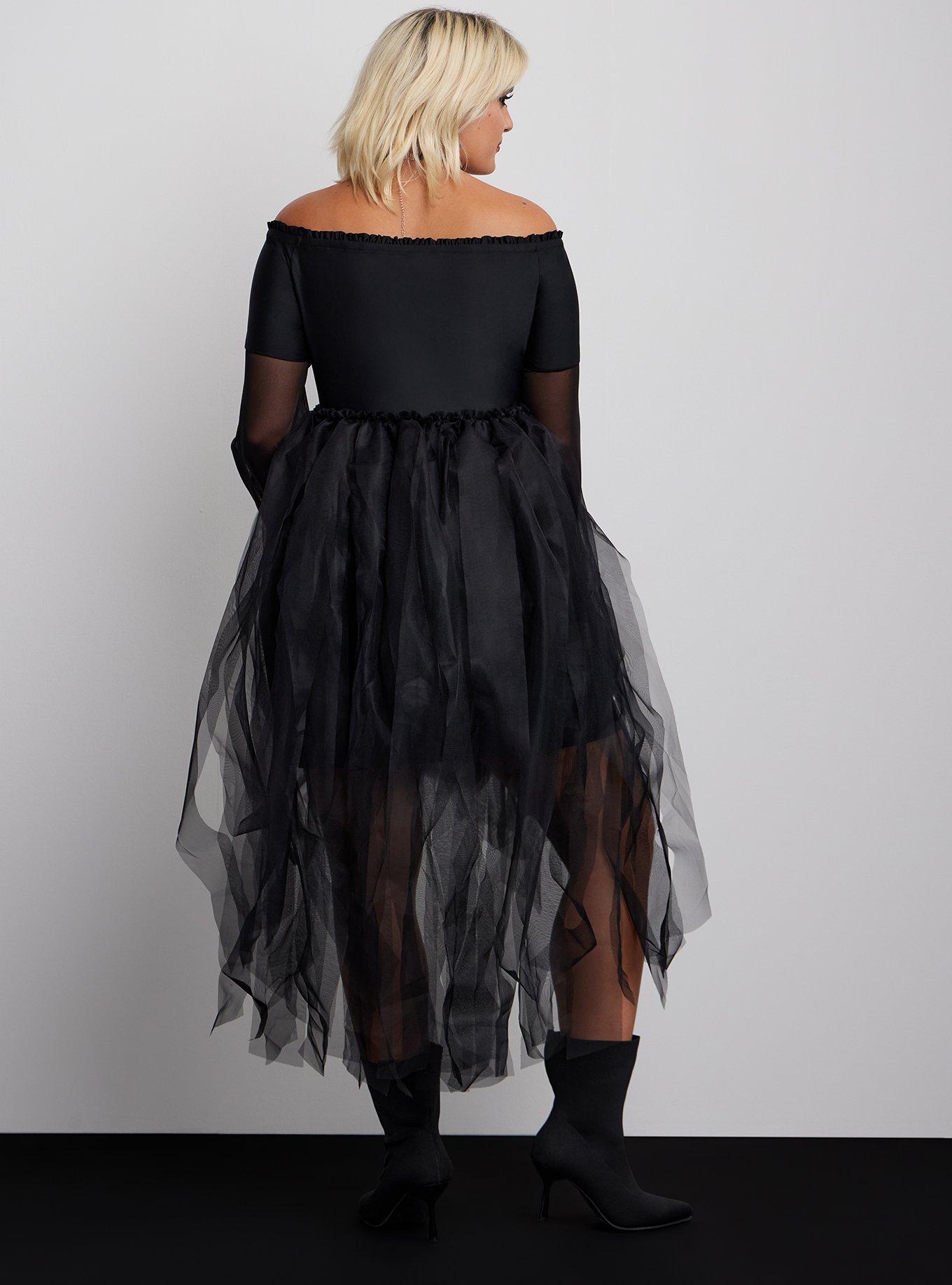 Halloween Costume Hi-Low Off Shoulder Dress, , alternate