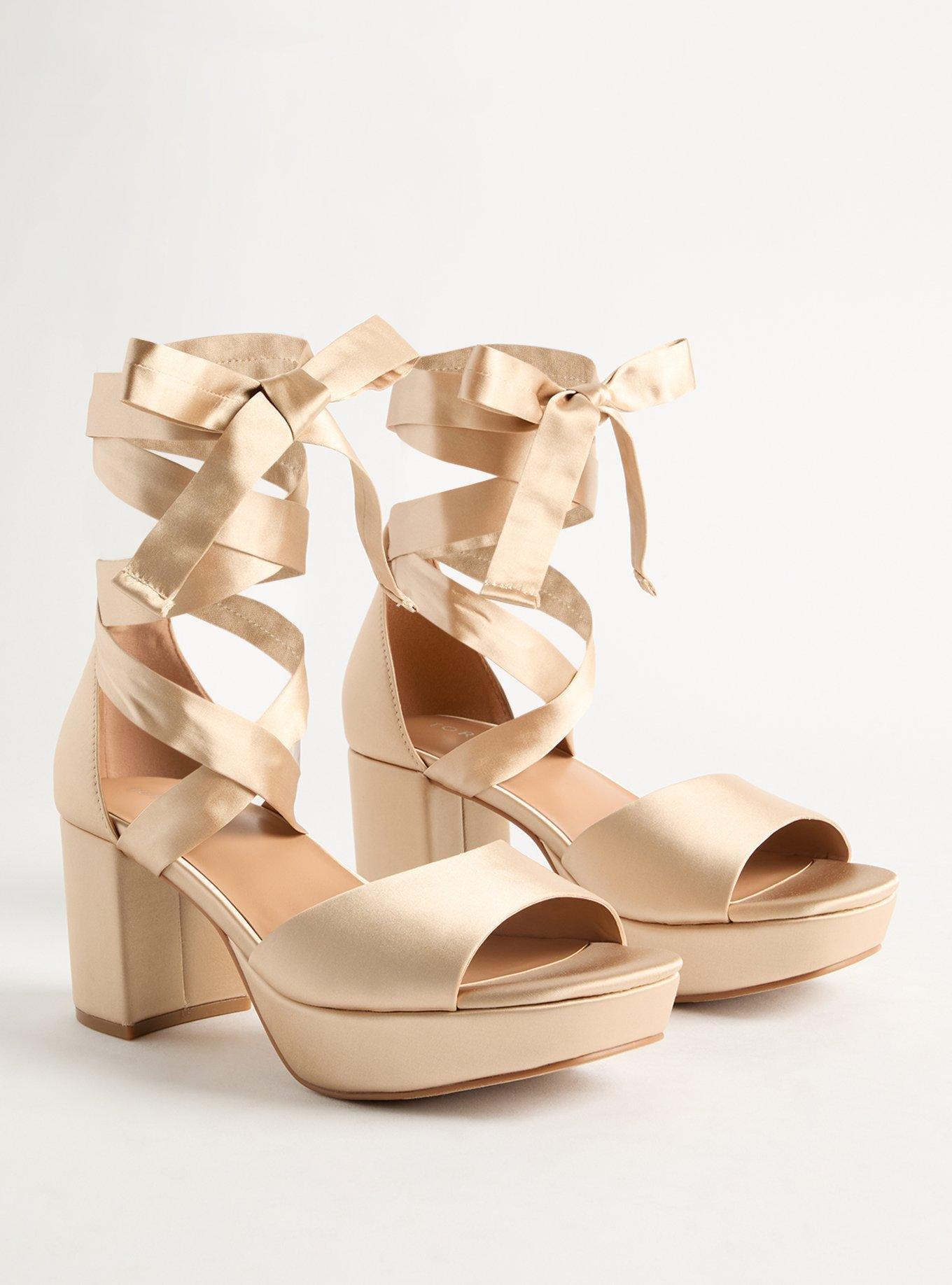 Strappy Platform Tapered Heel (WW)
