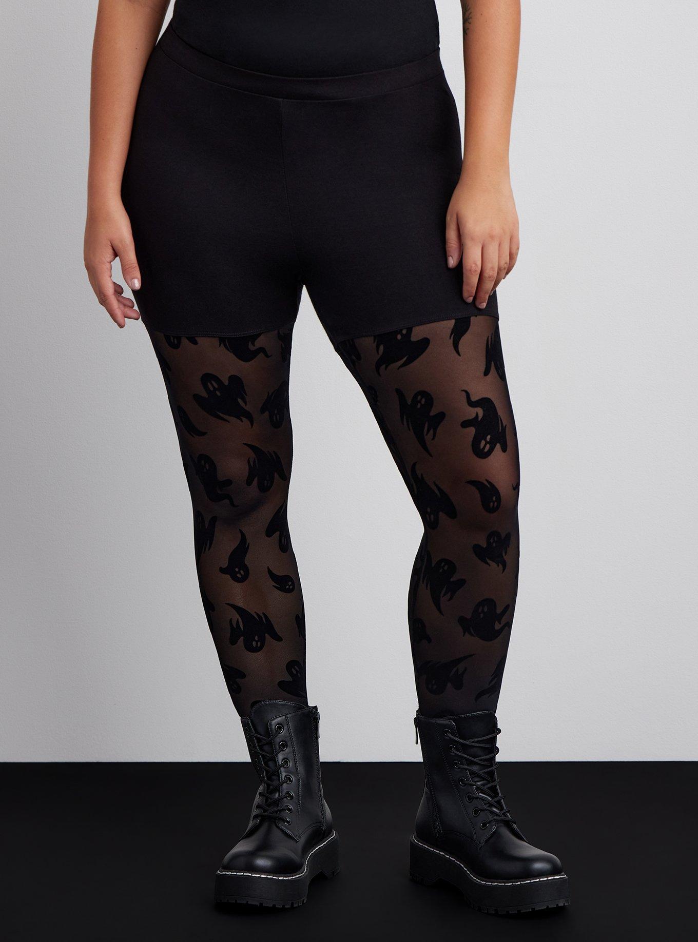 Batman Burst Footless Tights