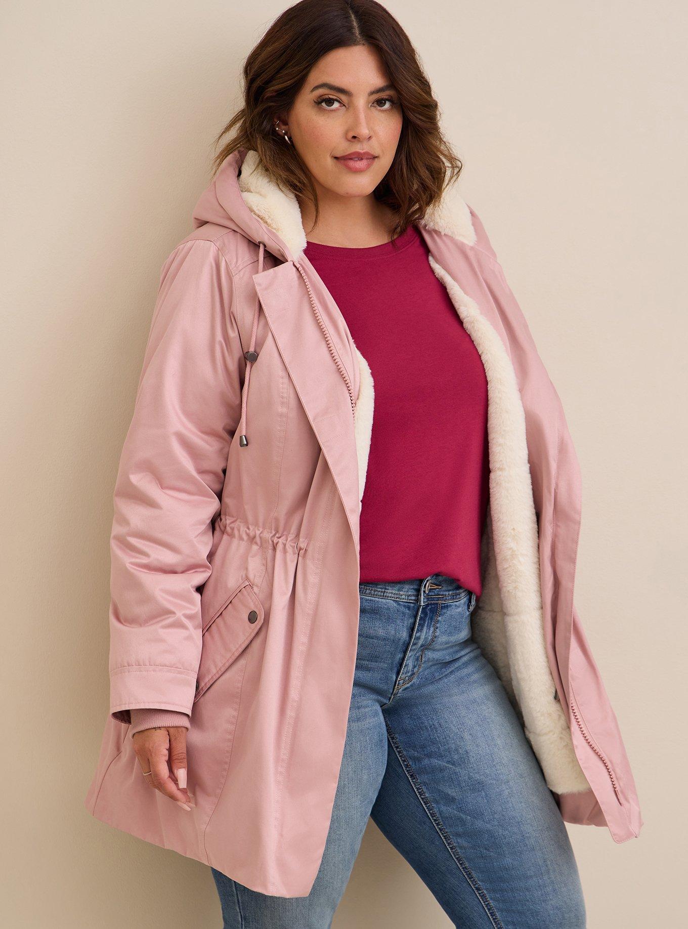 Torrid 2025 pink coat