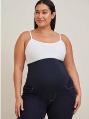 Maternity Jegging Skinny Super Soft High-Rise Jean, DARK RINSE, alternate