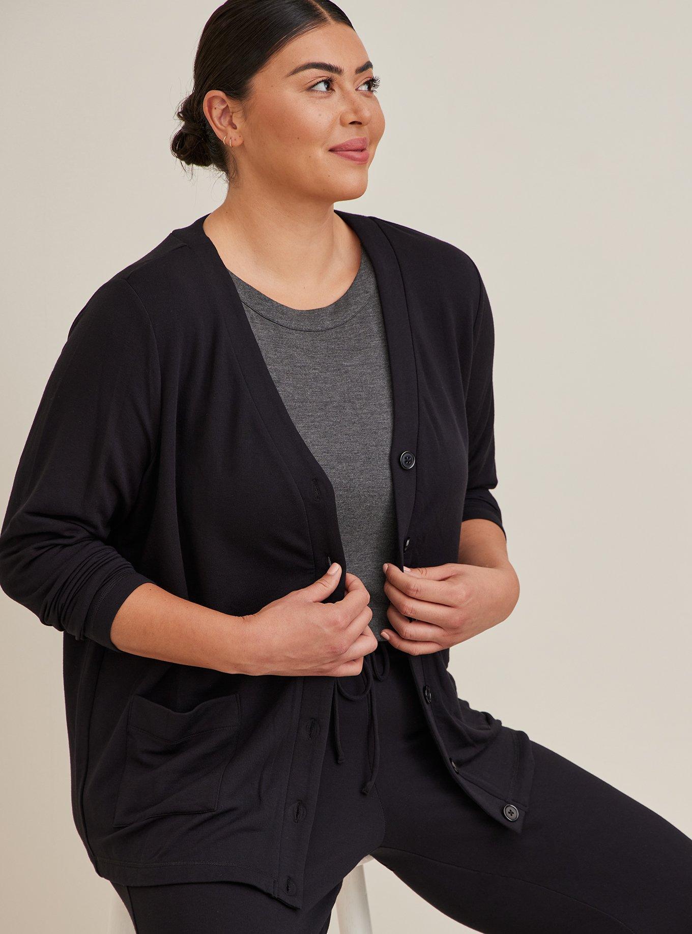 Fleece hotsell lounge cardigan