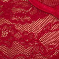 Straps And Lace Tanga Panty, JESTER RED, swatch