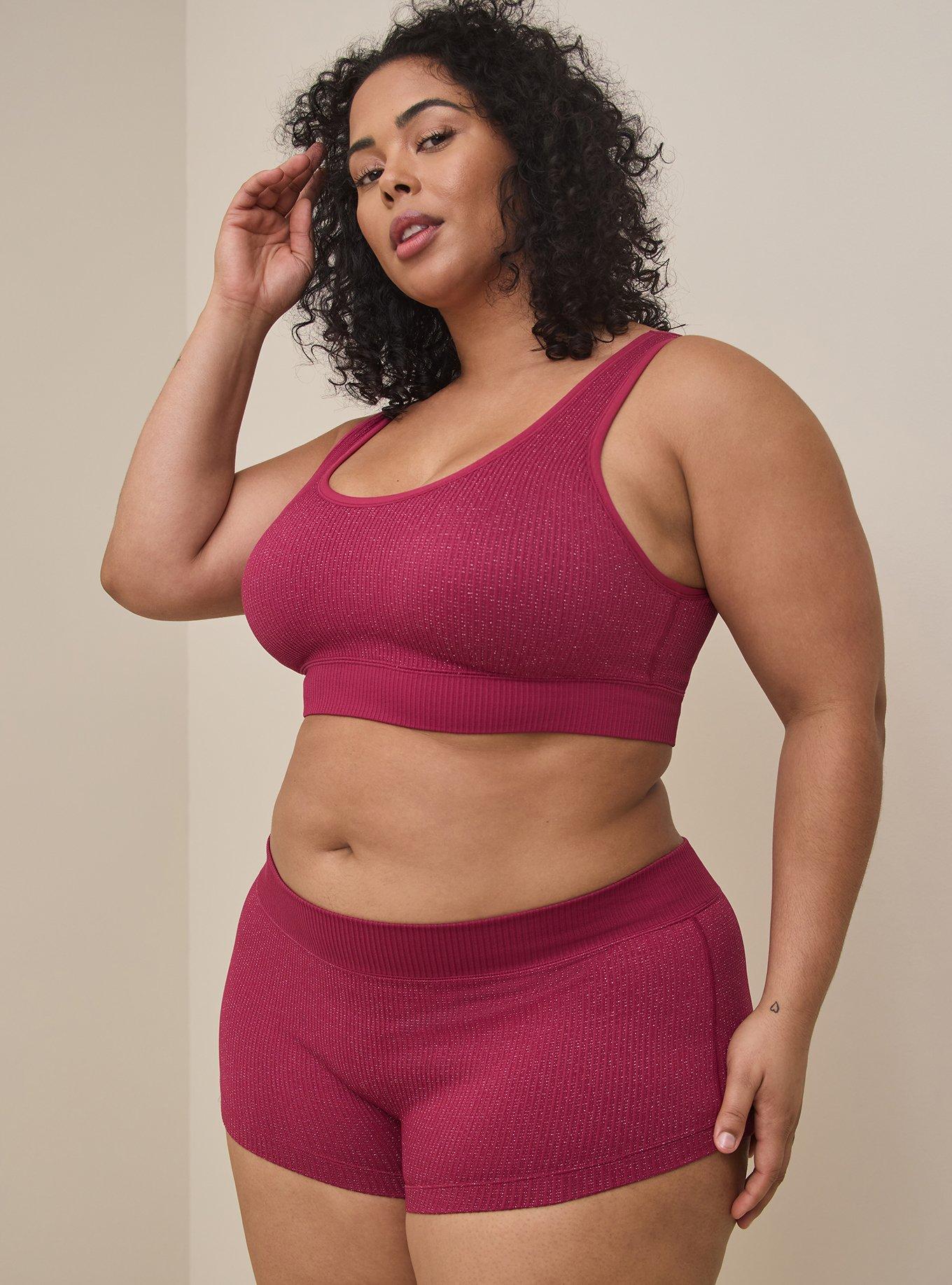 Plus Size - Lightly Lined Seamless Scoop Neck Bralette - Torrid