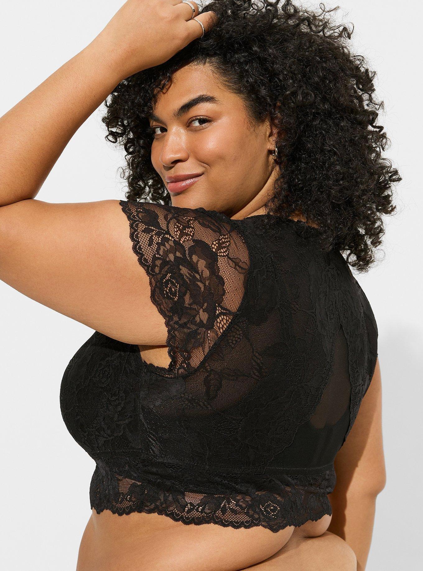 Plus Size - Retro Ribbon Cutout Longline Bra - Torrid