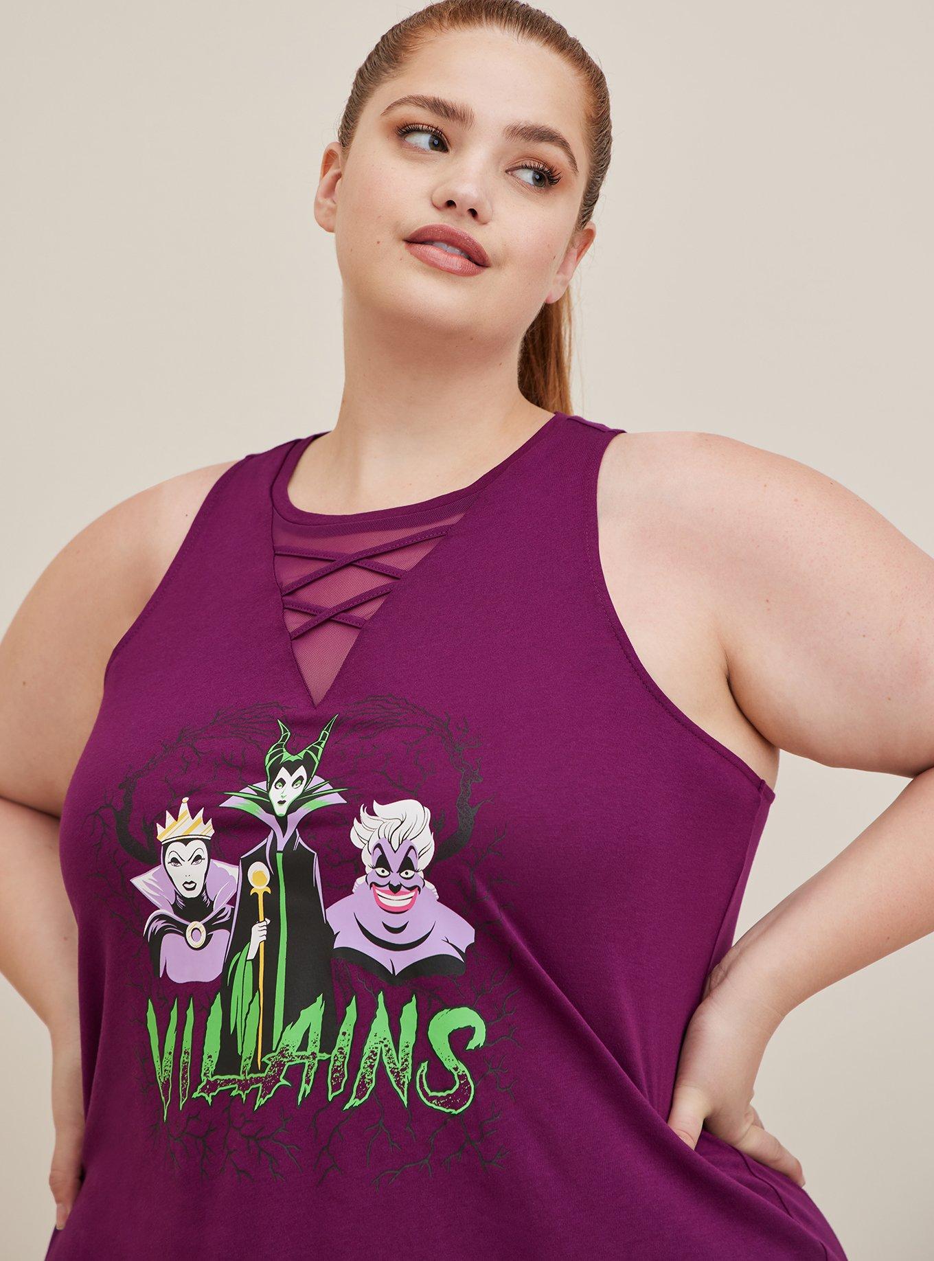 Plus Size - Disney Villains Black Strappy Tank - Torrid