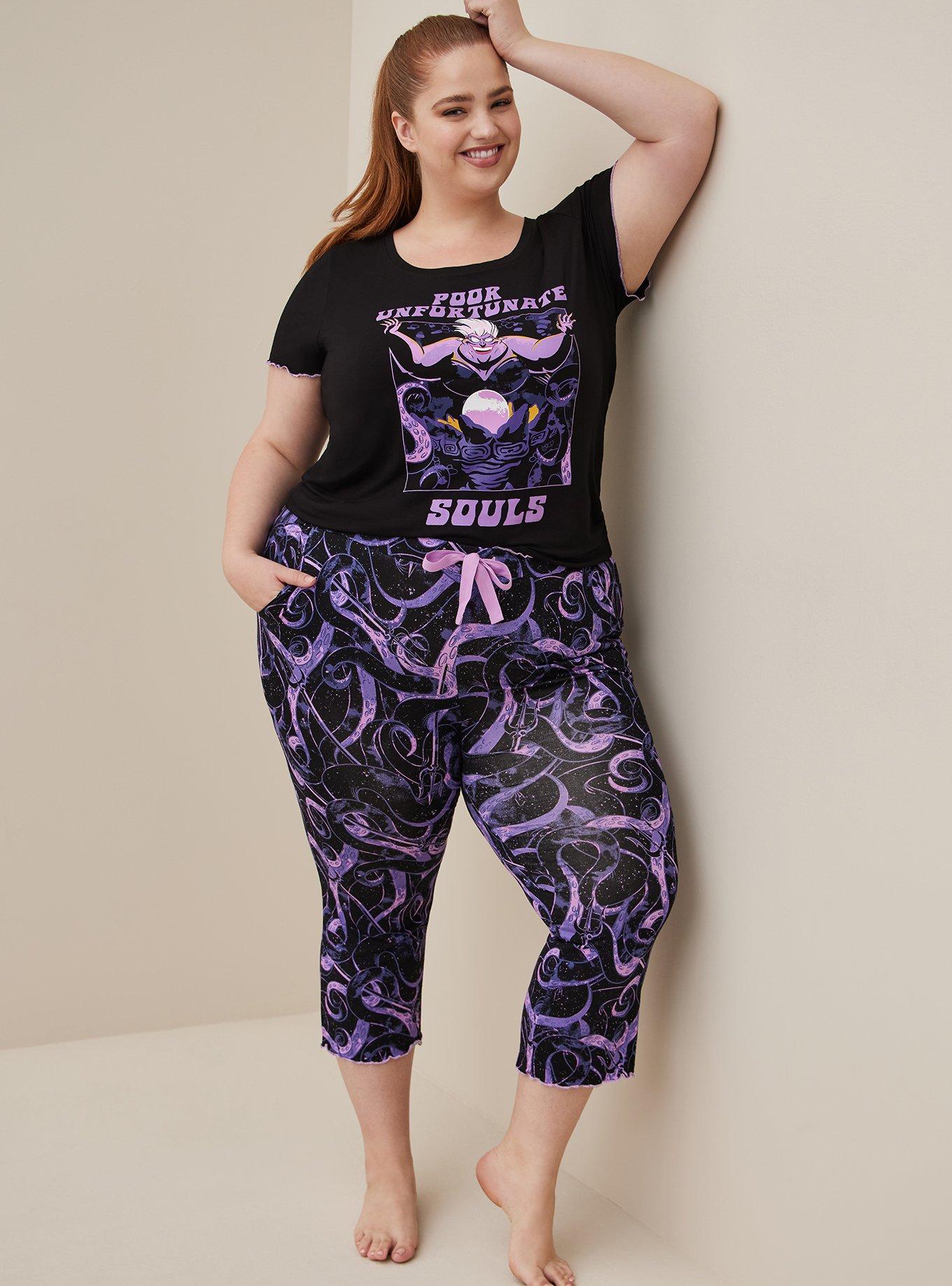 Plus Size Disney Villains Sleep Pant Super Soft Ursula Multi