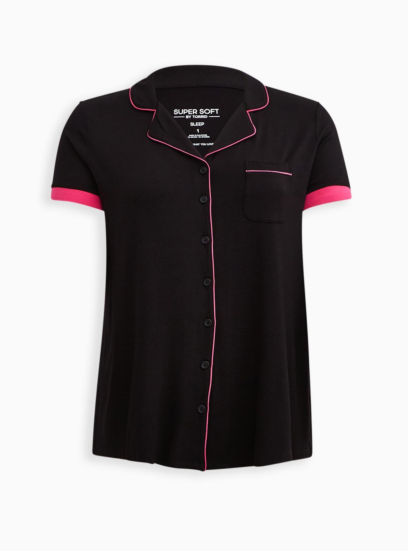 Button down sleep shirt plus size hotsell