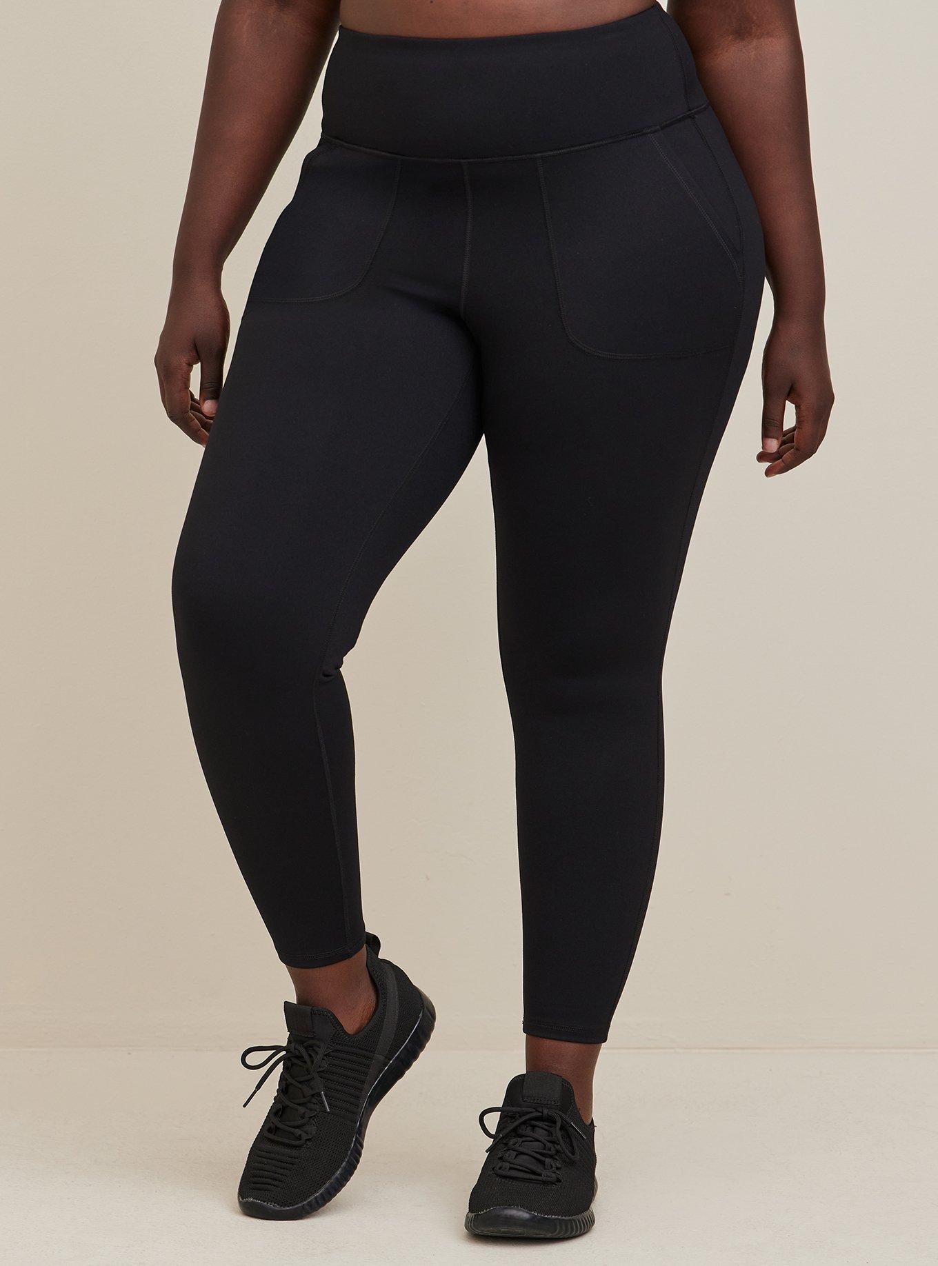 Torrid Black Mermaid Wicking Active Legging With Pockets - 14334663