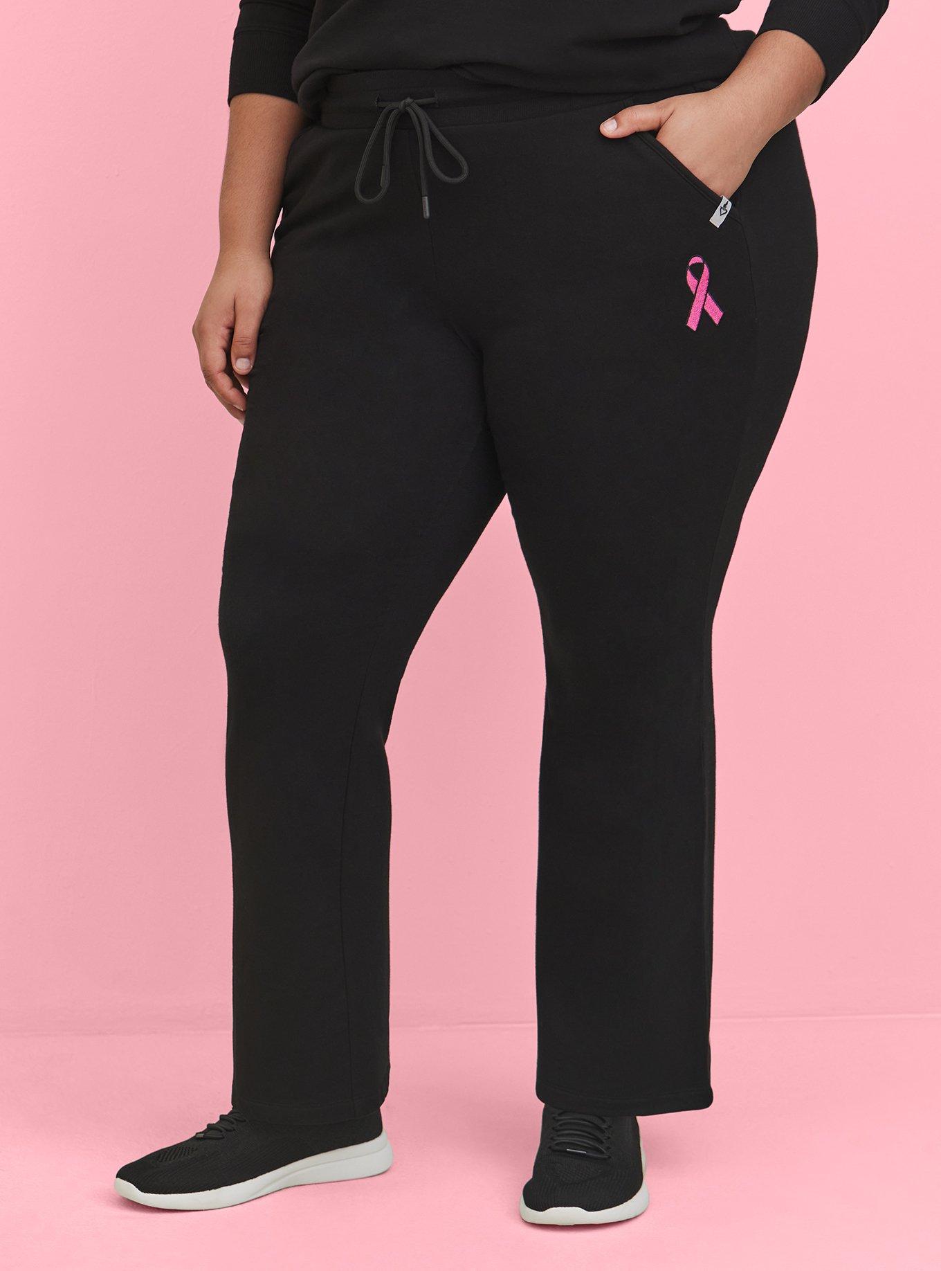 BCA Everyday Fleece Full Length Active Boot Cut Pant, DEEP BLACK, alternate