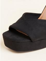 Platform Curved Heel Sandal (WW), BLACK, alternate