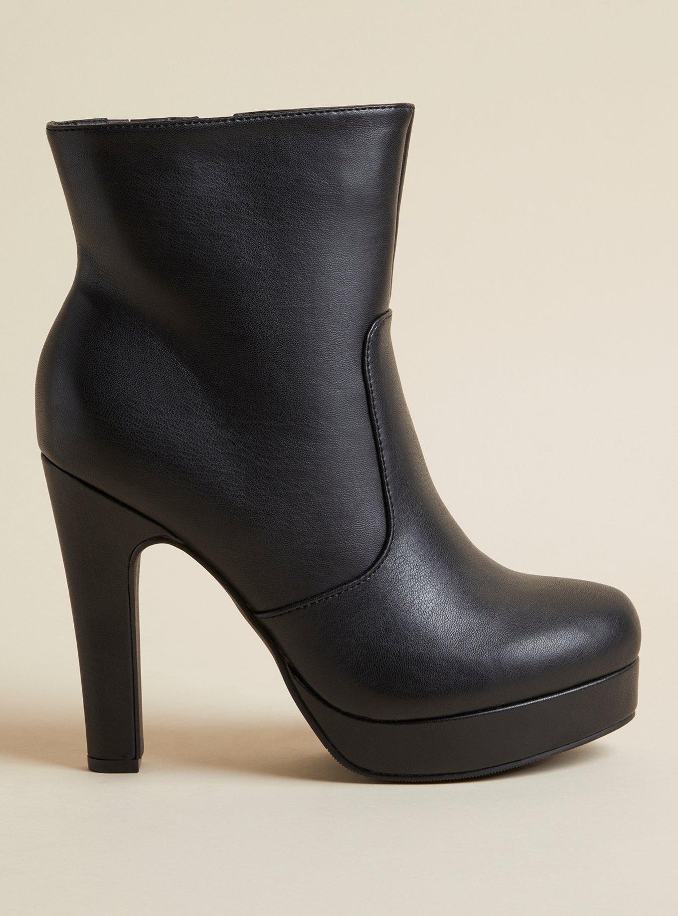 Platform Heel Bootie (WW