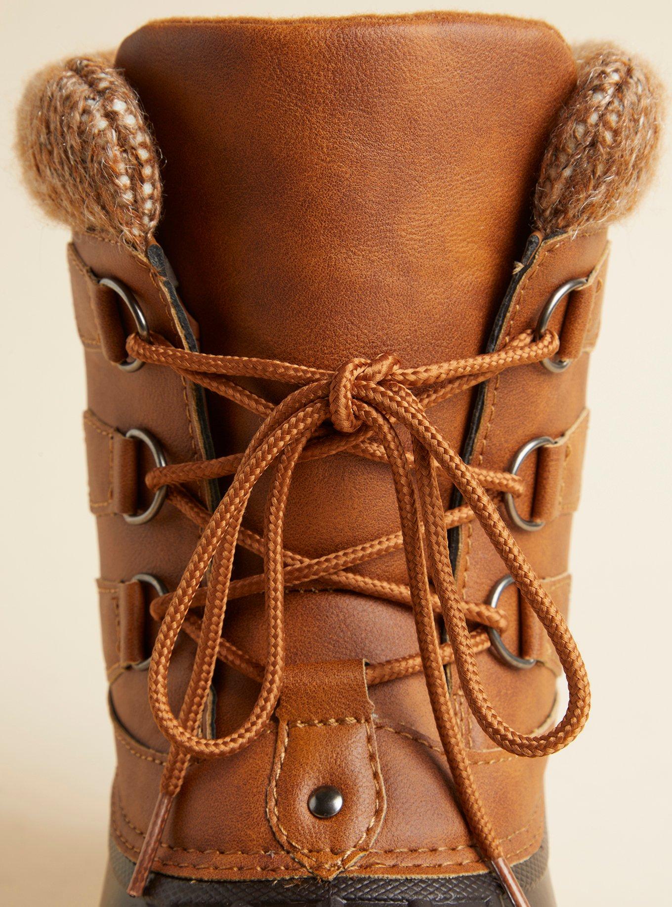 Sweater cuff sale duck boot