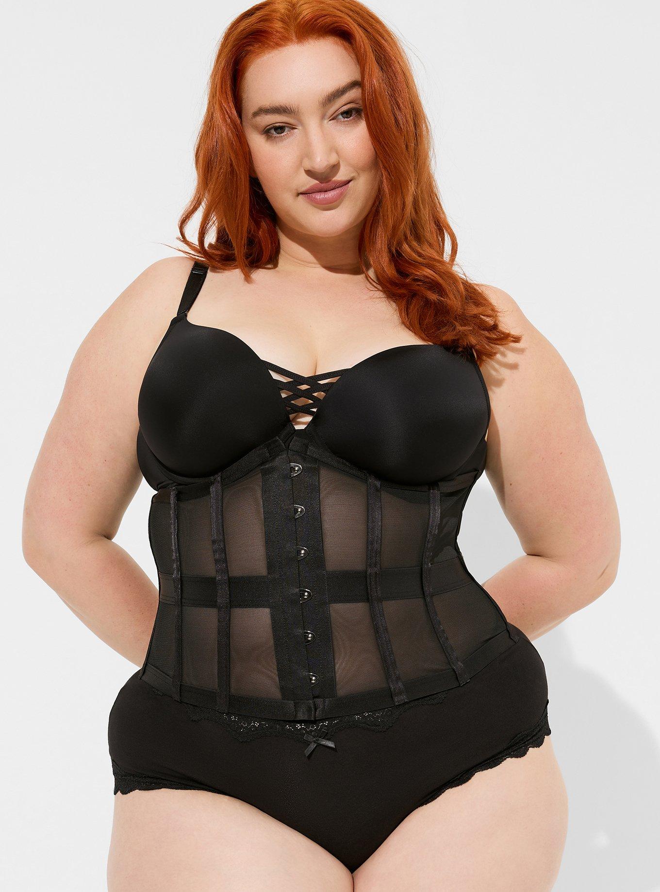 Plus Size - Mesh Underbust Waist Cincher - Torrid