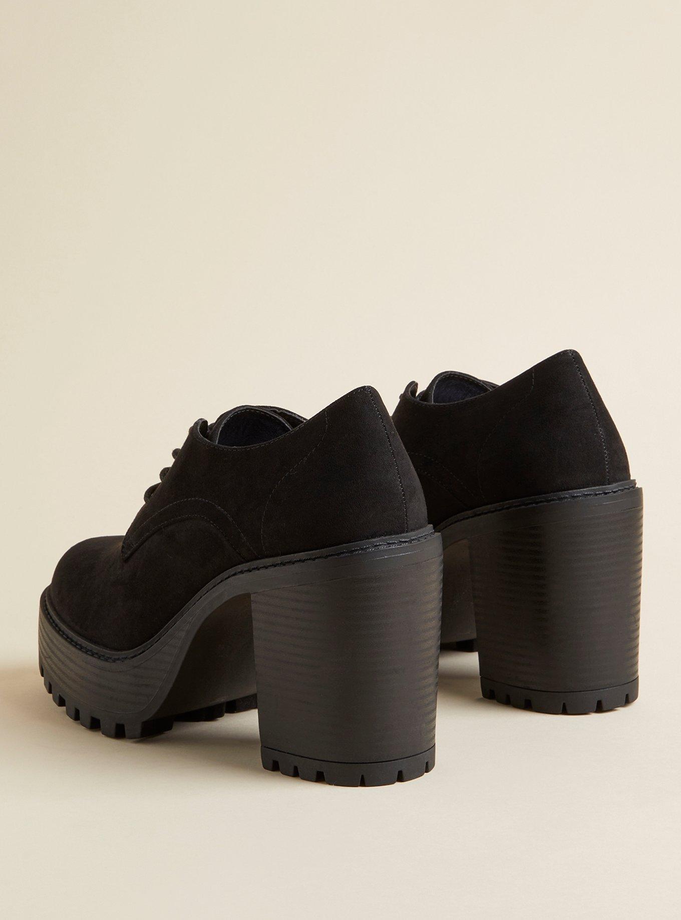 Platform hot sale oxford heels